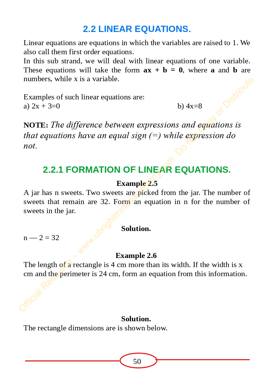 Complete Grade 7 Mathematics Notes (Advantage Plus Mathematics) - Image 5